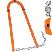 BERPET Fence Stretcher Tool with Chain, 23.6 in Fence Wire Tensioner for Woven Wire, Farm, Ranch, Garden and Standard Stretcher Bars