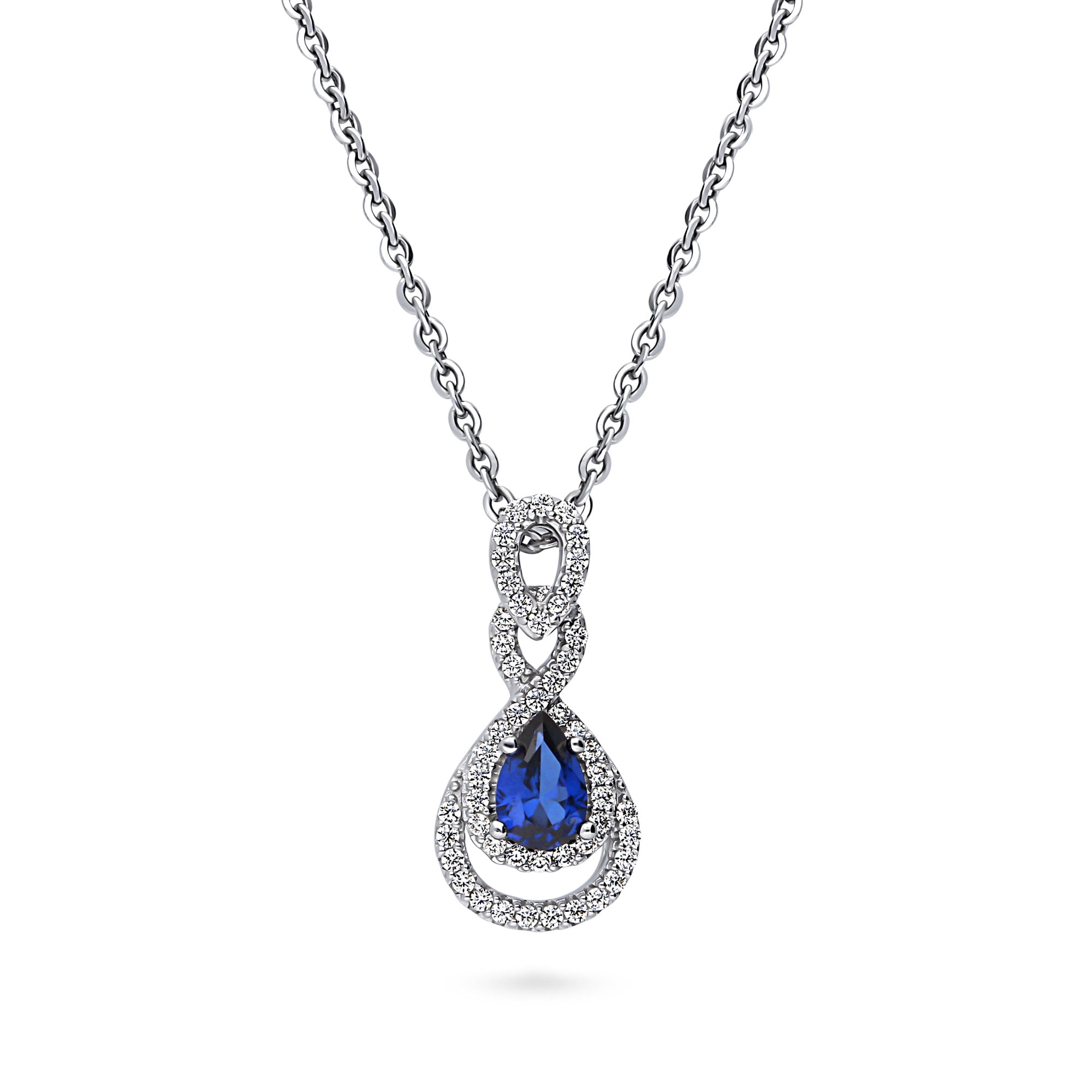 Timeless elegance necklace clear cz best sale