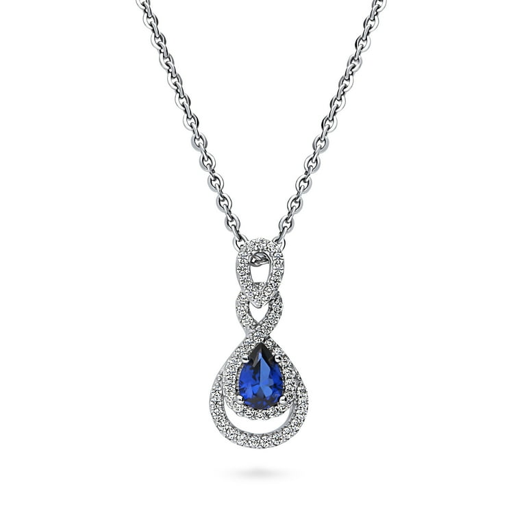 Timeless elegance necklace clear on sale cz