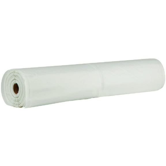 Berry Global Polyethylene Sheeting - Clear, Durable, LDPE - 14' x 100 Residential Use, Standard Application