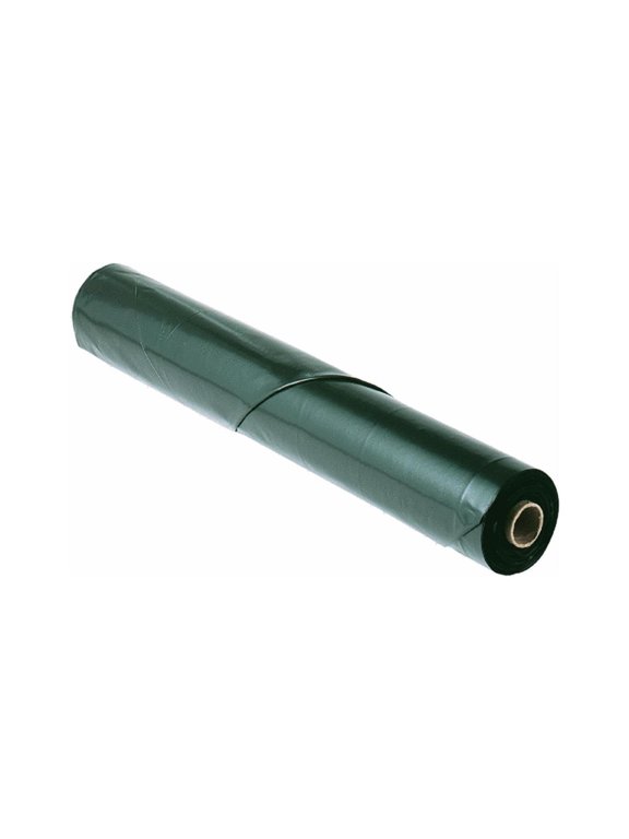 Film-Gard Polyethylene Sheeting - Durable, Protection - 6' x 100', Black, 6 Mil Residential Use, Standard Application
