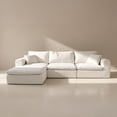 thumbnail image 1 of BERRY NEST Modular Sectional Boneless Couch, Oversized Cloud Sofa with High Back Pillows, No Assembly Required Couches for Living Room & Apartment, Comfy Seating for Families & Renters, Black, 1 of 9