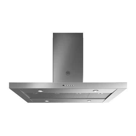 Bertazzoni - 48 inches - Island Range Hood - Stainless Steel