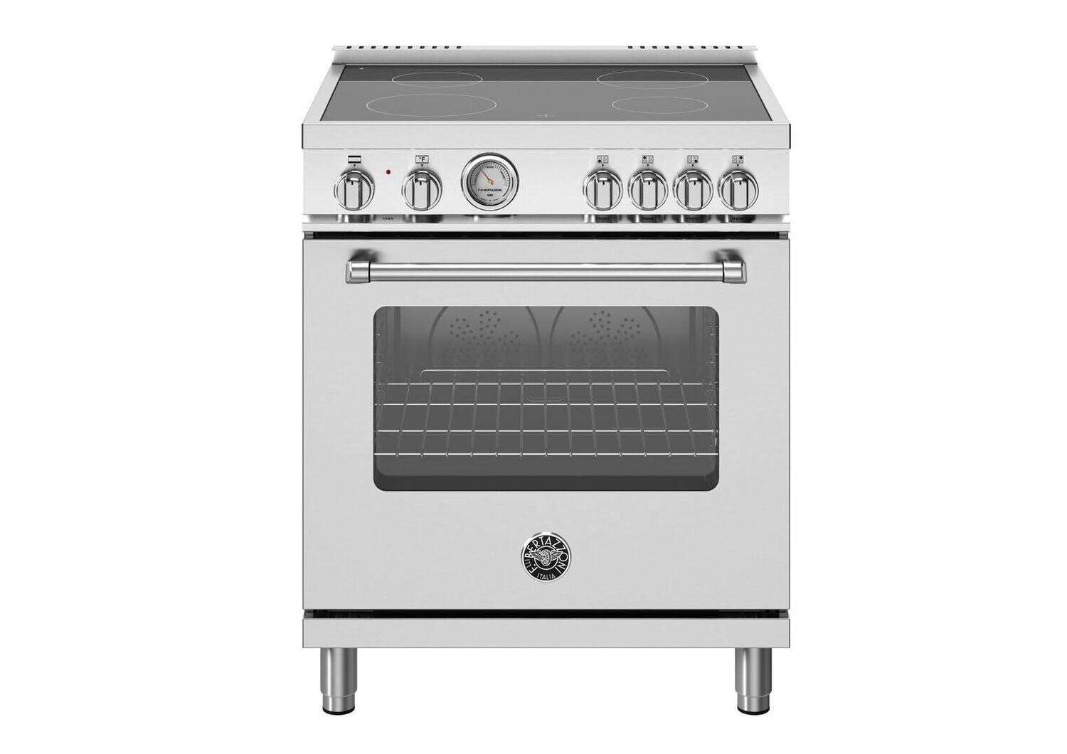 BERTAZZONI MAS304CEMXV freestanding smoothtop electric range