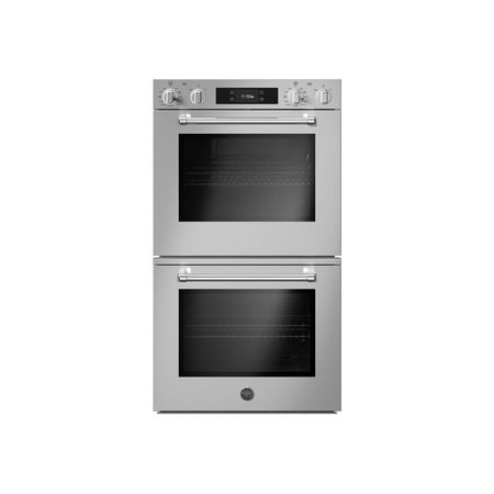 Bertazzoni - 30" Built-In Double Electric Convection Wall Oven Self-Clean with Assistant - Stainless steel