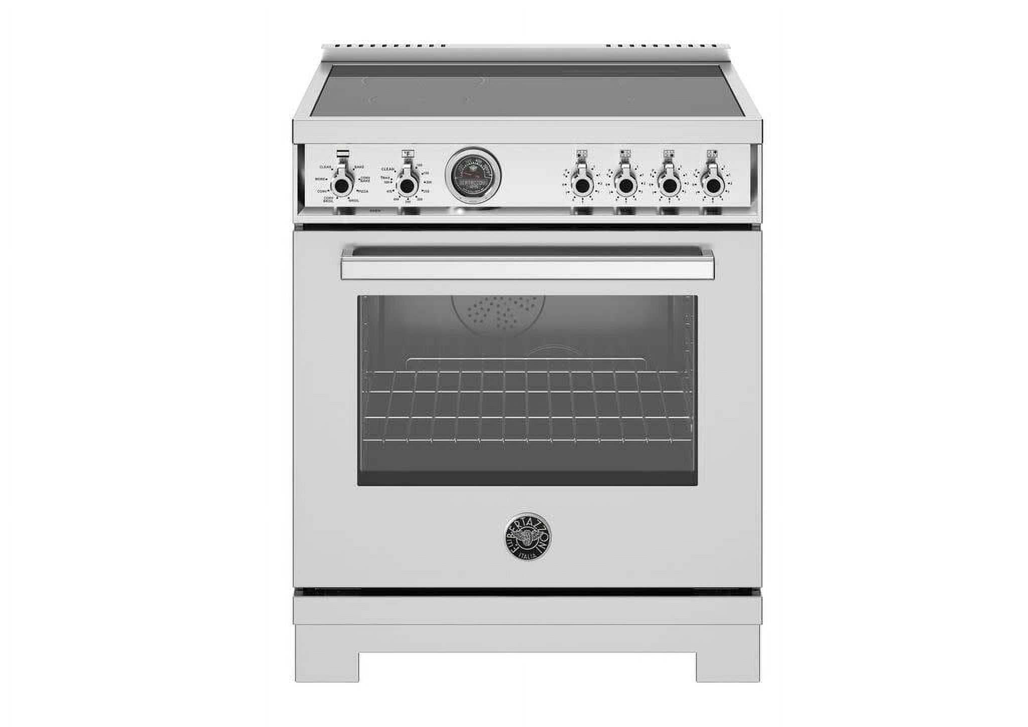 Bertazzoni Pro304ifept Professional 30" Wide 4.6 Cu. Ft. Free Standing Induction Range -