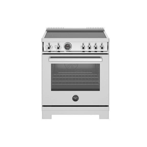 Bertazzoni Pro304ifept Professional 30" Wide 4.6 Cu. Ft. Free Standing Induction Range -
