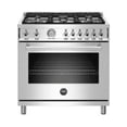 thumbnail image 1 of Bertazzoni 36" Professional Series range - Gas oven - 6 brass burners - PROF366GASXT, 1 of 6
