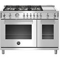 thumbnail image 1 of Bertazzoni Prof486ggas Professional Series 48" Wide 7.1 Cu. Ft. Free Standing Natural Gas, 1 of 2