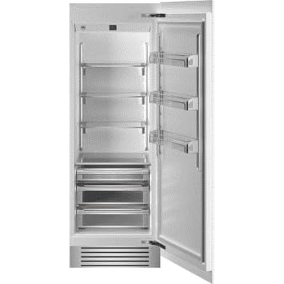 Bertazzoni 30 Inch Panel Ready All Refrigerator Column with 17.44 cu. ft. Capacity, Sensor-Managed Temperature Zones, and Side-to-Side Airflow: Right Hinged