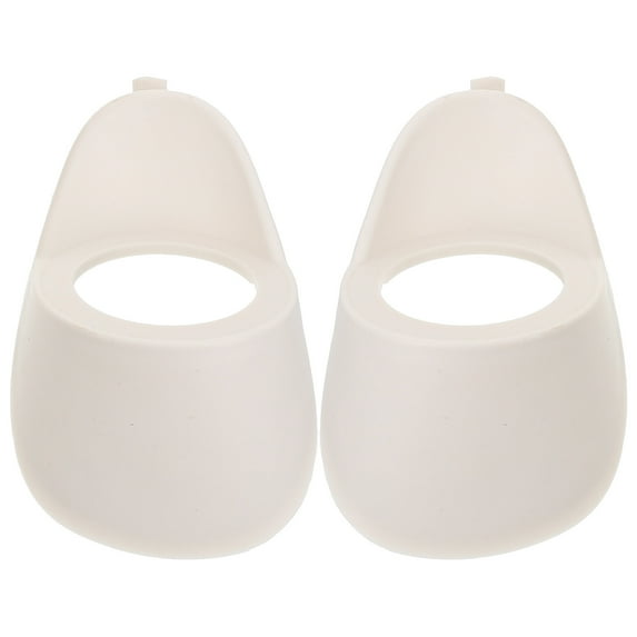 EXHUMKY BERTDOMD 1 Pair White Plastic Car A Pillar Speaker Mounting Spacer with Simple Design for Easy Installation