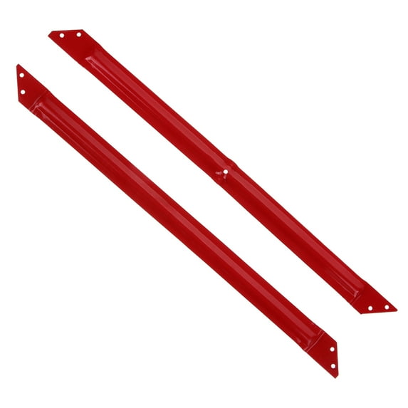 EXHUMKY BERTDOMD 1 Pair Red Stainless Steel Ladder Step Fixing Rods Adjustable Design