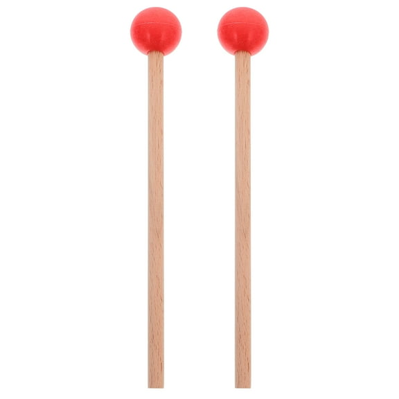 BERTDOMD 1 Pair Wooden Tongue Drum Mallets for Xylophone Marimba and Percussion Instruments Drumsticks