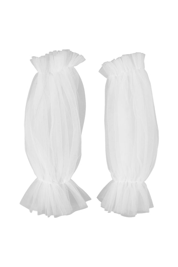 1 Pair Tulle Wedding Sleeves Bridal Accessories Elegant Costume Decoration for Bride