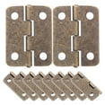 thumbnail image 1 of EXHUMKY Retro Metal Hinges Smooth Operation for Wooden Boxes Jewelry Box Hardware, 1 of 6