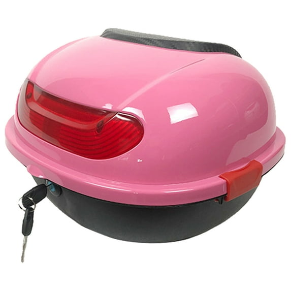 BERTDOMD 1 Set Motorcycle Top Case Rear Tail Box Motorcycle Trunk Mount Storage Carrier With Backrest