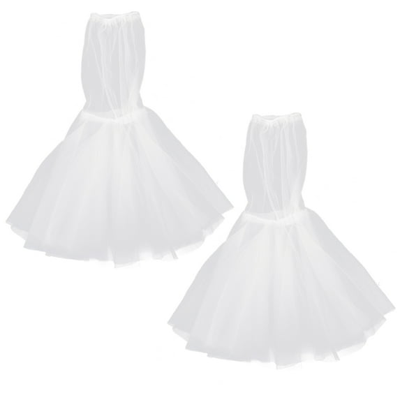 EXHUMKY 1 Pair White Tulle Detachable Wedding Dress Sleeve Women Polished Look