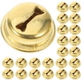thumbnail image 1 of EXHUMKY 100pcs Small Golden Metal Bells for Crafts, Decorations, Toys, and Cheerful Sound Effects, 1 of 6