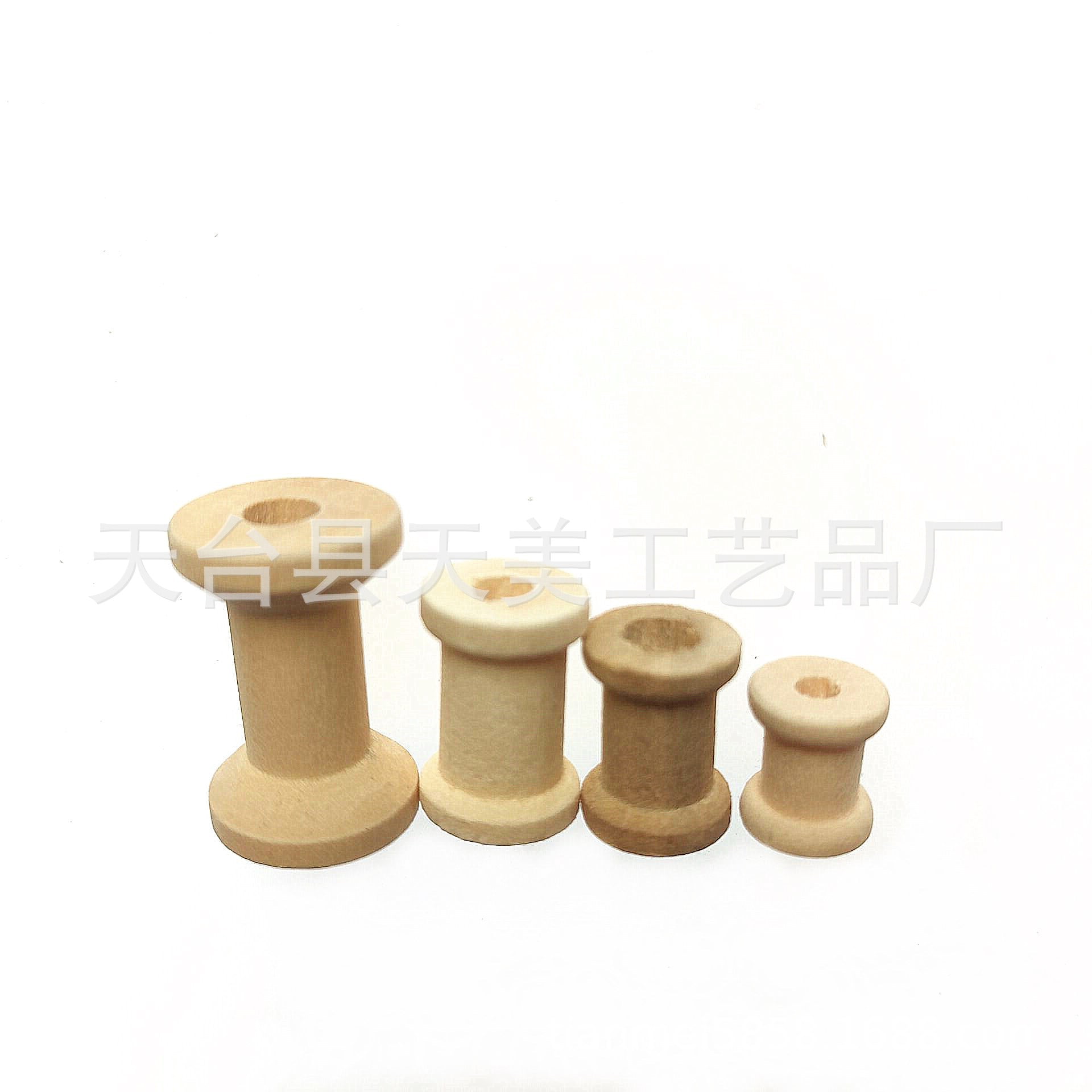 BERTDOMD 100pcs Wooden Spools For Crafts Wooden Thread Spools Wooden ...