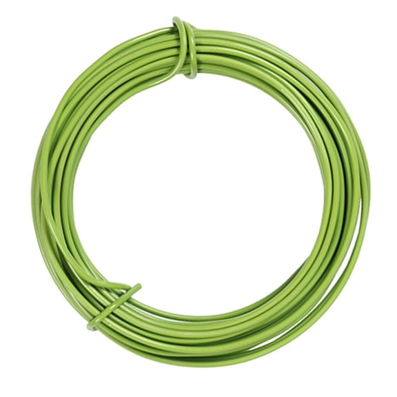 BERTDOMD 10M Portable Bendable Iron Wire 2.5mm Thick Green Metal Wire for Climbing Frame, Pergola, Garden Plants, Flower Craft Wrapping Cord
