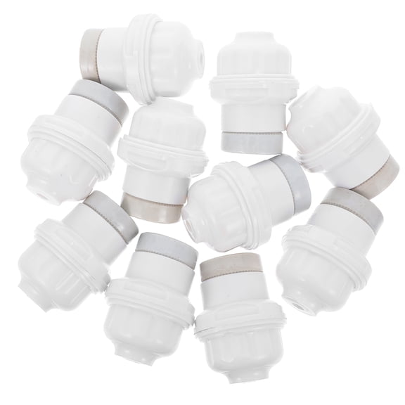 BERTDOMD 10Pcs Hanging Light Socket Ceiling Hanging Light Fixture Replacement Pendant Lamp Socket