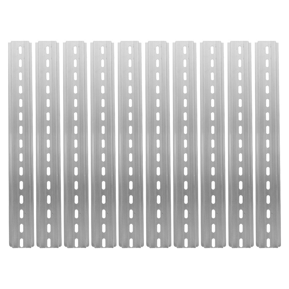 BERTDOMD 10pcs Din Rail Metal Din Rails Slotted Din Rails Replacement Industry Din Rails