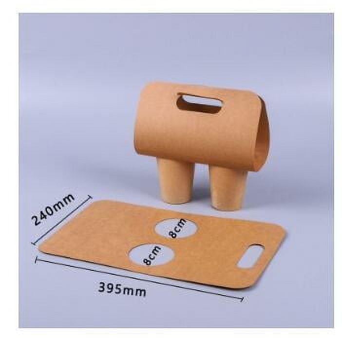 20 Pack Kraft Drink Carrier With Handles, 2 Cup Zambia - View #9