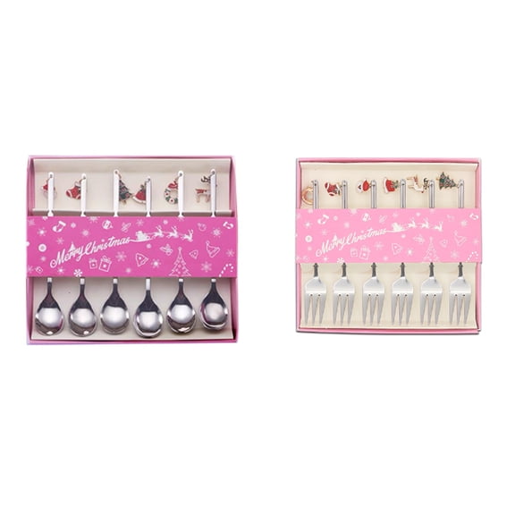 EXHUMKY Stainless Steel Coffee Spoons Set, 12 Pieces 410 Steel, , Easy to Clean, Perfect for Home and Cafe Use