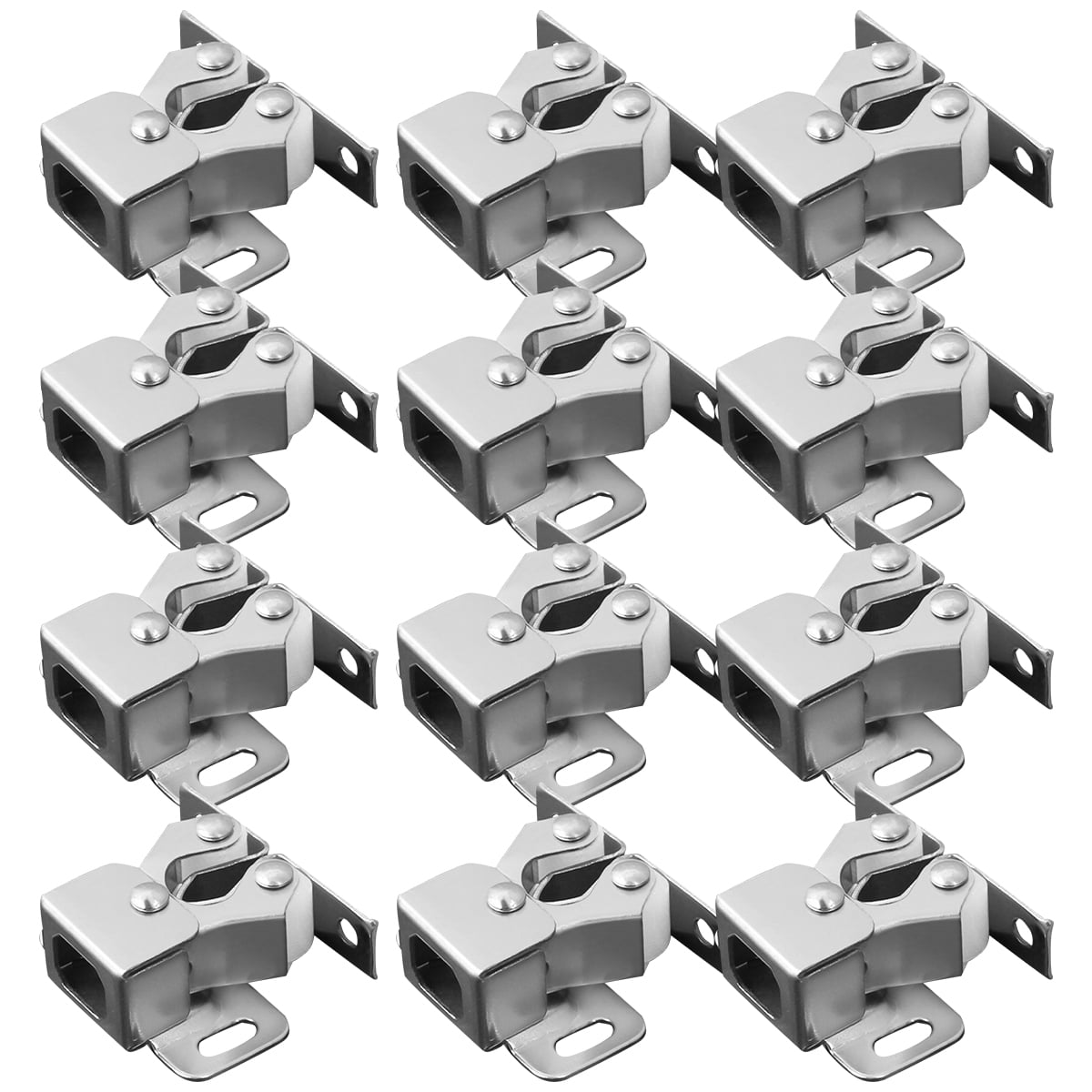 BERTDOMD 15-Piece Cabinet Door Catch Set with Roller Catch Hardware and ...