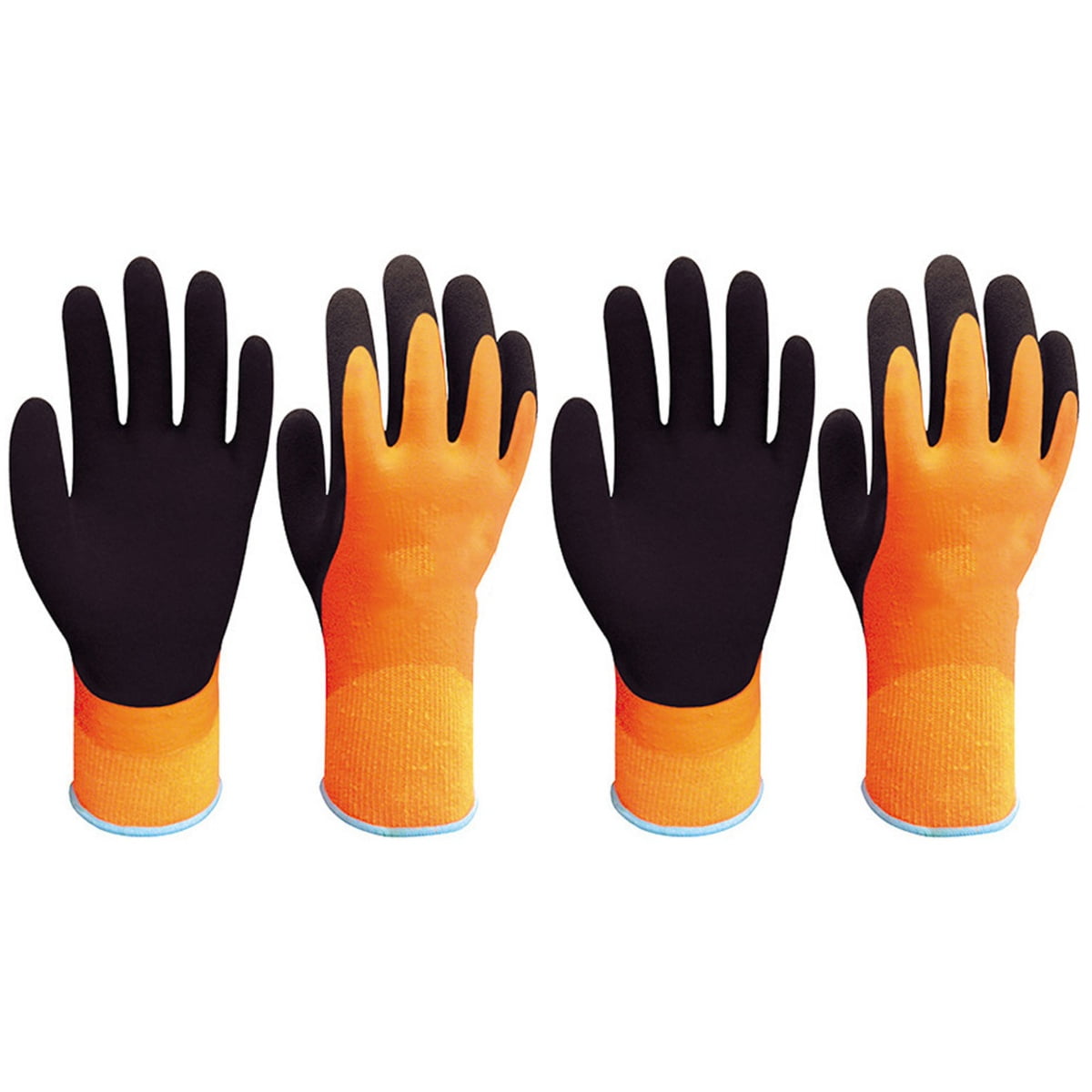 BERTDOMD 2 Pairs Winter Gloves, Warm and Cold-Resistant Gardening Gloves, Comfortable and for Outdoor Use