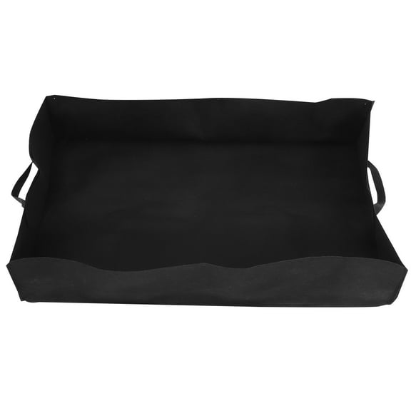 EXHUMKY Black Non-Woven Planting Bags for Aeration and Nutrient Absorption, Set of 2