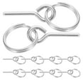 thumbnail image 1 of BERTDOMD 20pcs Outdoor Tent Connect Pin Metal Rope Ring With Pin Wear-resistant Rope Ring With Pin Tent Rope Ring With Pin Outdoor Connect Pin, 1 of 5
