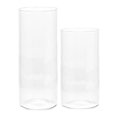 thumbnail image 1 of EXHUMKY BERTDOMD 2Pcs Simple Transparent Glass Cylindrical Votive Holders for Special Occasions, 1 of 6