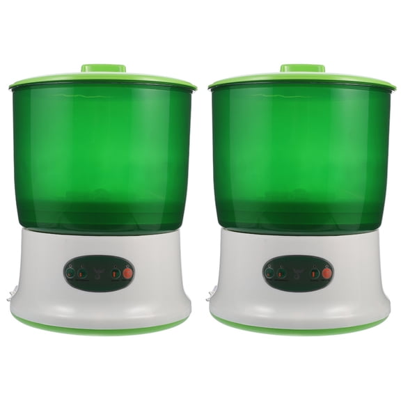 BERTDOMD 2-Pack Automatic Multi-Functional Intelligent Bean Maker with US Plug for Home Use