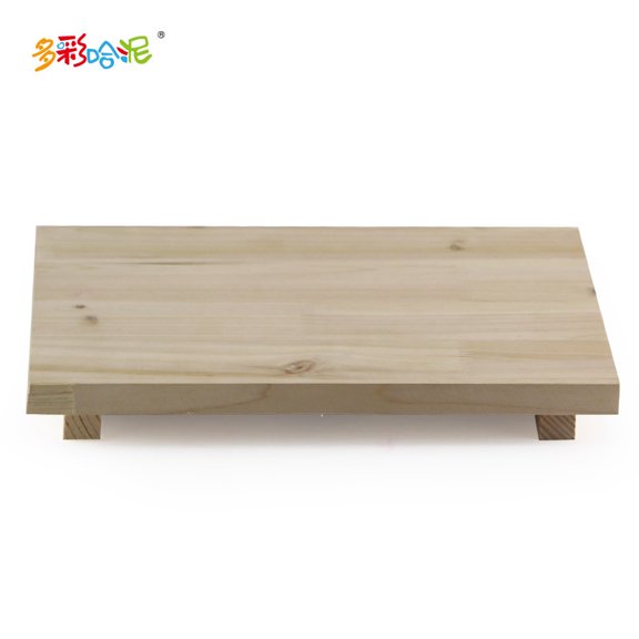 EXHUMKY Set of 2 Wooden Clay Boards for Ceramic Modeling, Pottery, Crafting and Art Projects in Beige