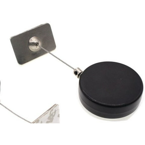 RENACLIPY BERTDOMD 2-Pack Automatic Retractable Anti-Theft Cable Lock with Remote Control, Black ABS Steel Wire Security