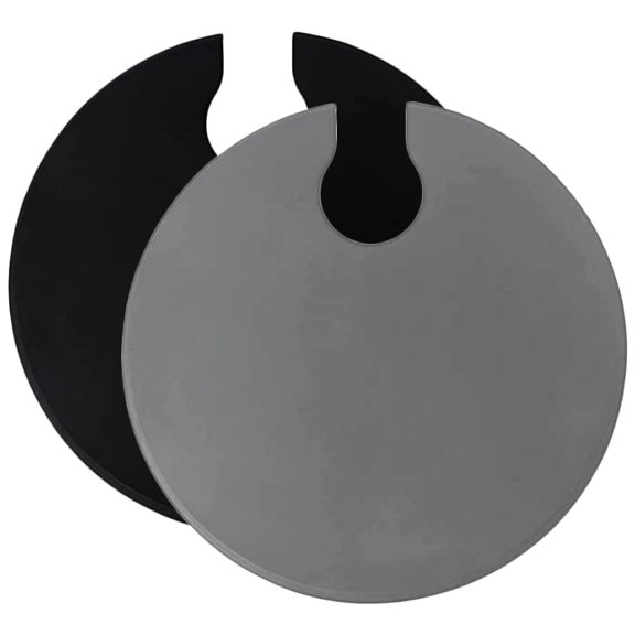 BERTDOMD 2pcs Sous Vide Cooker Lid Silicone Pot Lid Anti-splatter Wok Cover Leak-proof Silicone Cookware Lid