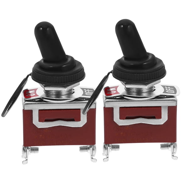 BERTDOMD 2-Pack Mini Toggle 2-Position for Car Dashboard and Electronic Devices Control