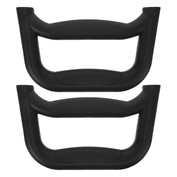 HEMOTON Replacement Trolley Cart Handle Grips for Shopping Carts, Black Plastic Covers for Easy Grip
