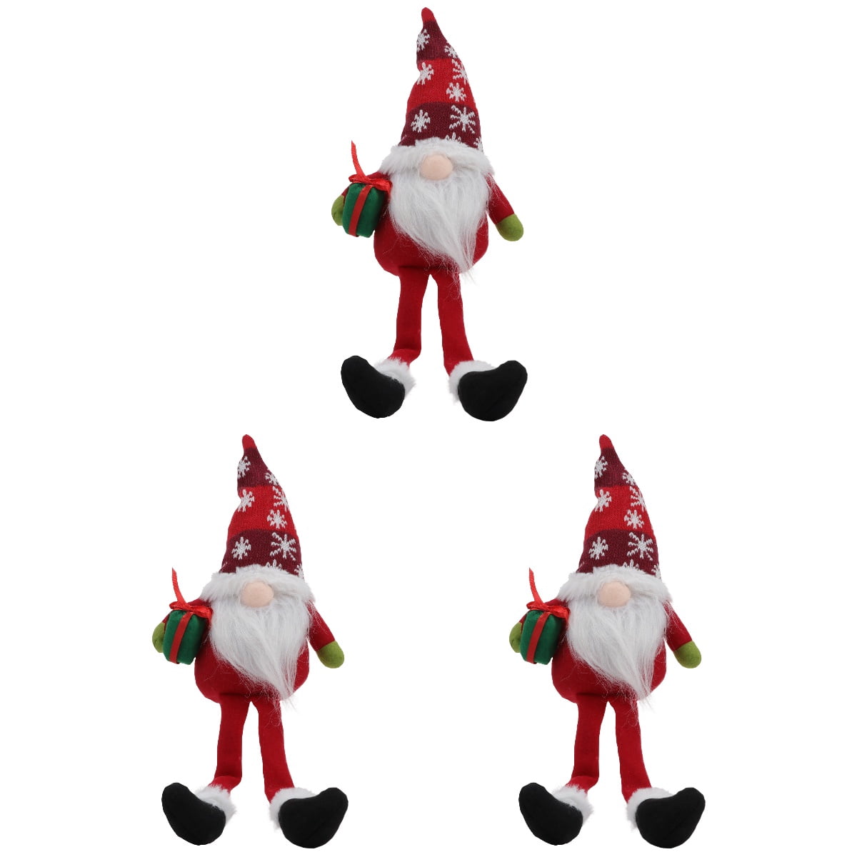 BERTDOMD 3 Pcs Christmas Faceless Dolls Adorable Ornaments Xmas bertdomd-3-pcs-christmas-faceless-dolls-adorable-ornaments-xmas