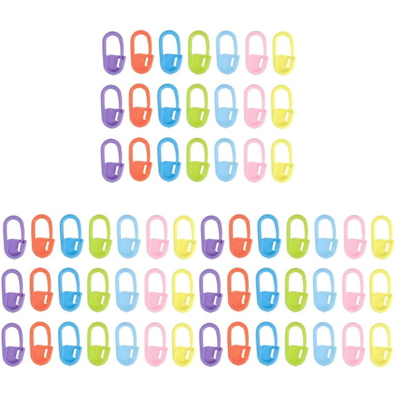 EXHUMKY 300Pcs Assorted Color Locking Stitch Markers for DIY Crafts and Sweaters