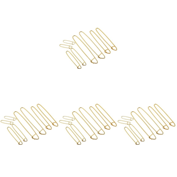 BERTDOMD 32 pcs Cable Stitch Holders Pins Weaving Needle Brooch Stitch Holders for Knitting