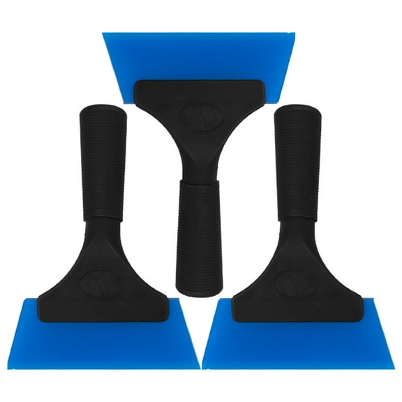 EXHUMKY BERTDOMD 3pcs PP Material Car Window Tint Squeegee Wallpaper Smoothing Tool Blue