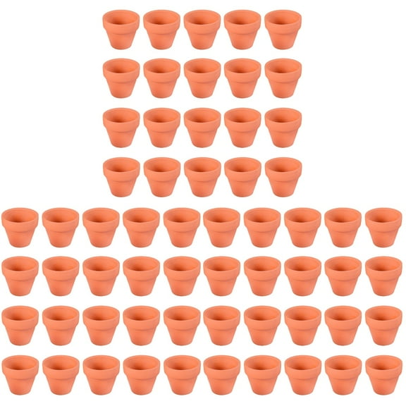 BERTDOMD 3pcs BESTONZON 20Pcs Small Mini Terracotta Pot Clay Ceramic Pottery Planter Cactus Flower Pots Succulent Nursery Pots Great for Plants Crafts Wedding Favor