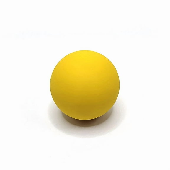 BERTDOMD 4-Pack Yellow Rubber Squash High Elasticity Rebound Rate Highly Visible Sports for Training Practice Game