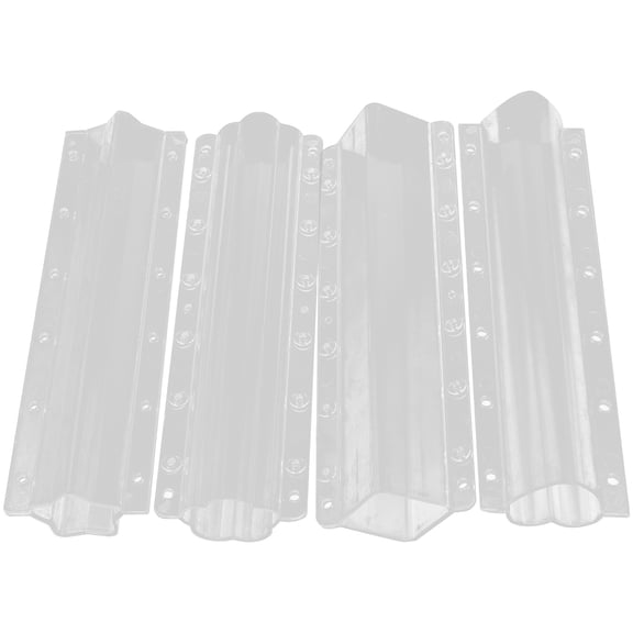 EXHUMKY BERTDOMD 4pcs Vegetable and Fruit Shaping Molds Clear Multi-Function Transparent Acrylic Simple Design Storage Holder