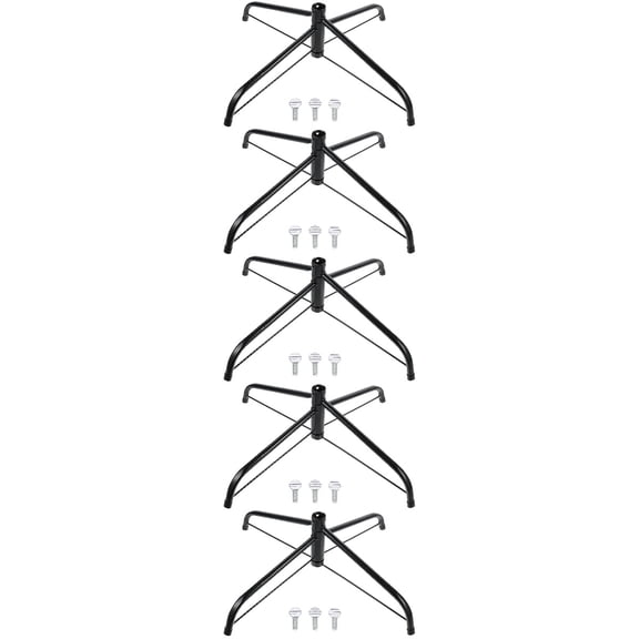 EXHUMKY Exhumky Christmas Tree Bracket 5Pcs, Stable Green Iron for Home Decor