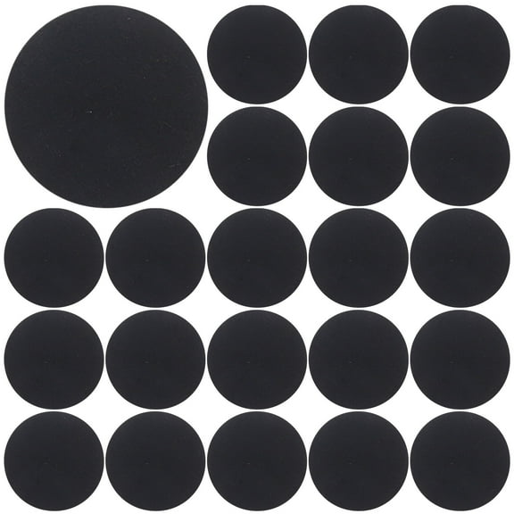 BERTDOMD 500pcs Self Adhesive Felt Circles Black Dots For Diy Sewing And Craft Projects Adhesive Backed Felt Stickers For Clothing Decoration Round Felt Pads For Crafts