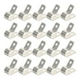 thumbnail image 1 of EXHUMKY BERTDOMD 50Pcs Metal Cable Clips R-Type Secure Fixation for Cables Wires, 1 of 6
