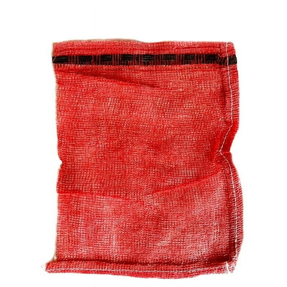 EXHUMKY Red Mesh Produce Storage Bags, High-Strength, Foldable, Reusable, , 50 Pieces for Fruits and Vegetables